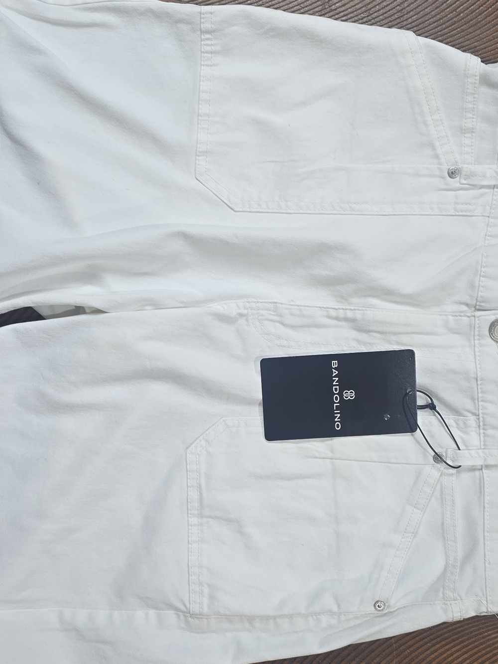 Bandolino Men’s White Cotton Pants